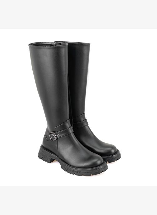 Desa Desa Kadın Siyah Fermuarlı Çizme Boyner'de! Siyah - 2. görsel