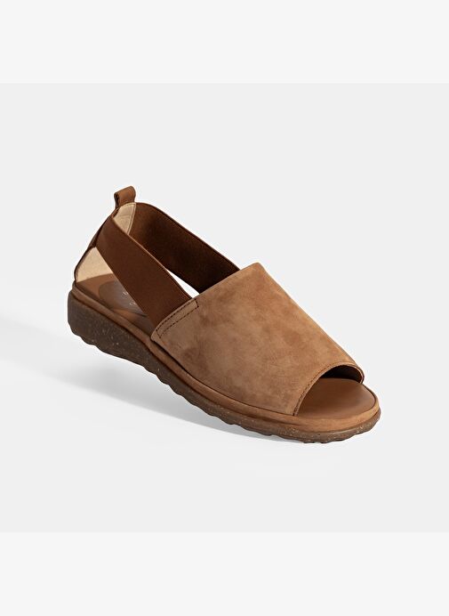 Laney Taba Kadın Nubuk DesaComfort Deri Sandalet - Görsel 6