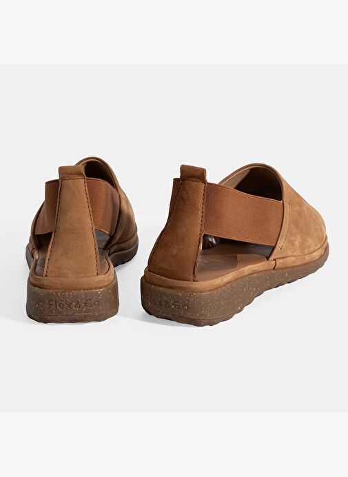 Laney Taba Kadın Nubuk DesaComfort Deri Sandalet - Görsel 9