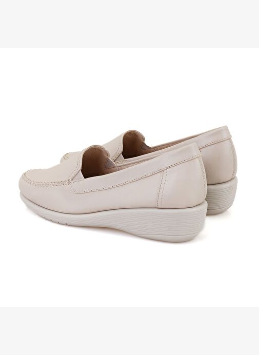 Kadın Bej Deri DesaComfort Günlük Ayakkabı - Görsel 5