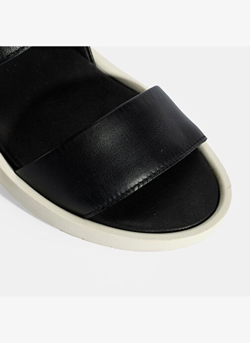 Nicole Siyah Kadın DesaComfort Deri Sandalet - Görsel 7