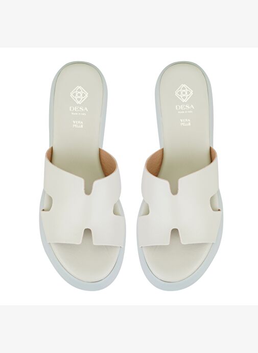 Desa Desa Kadın Yeşil Dolgu Topuklu Deri Terlik Boyner'de! Yeşil - 5. görsel