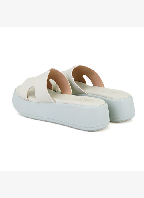 Desa Desa Kadın Yeşil Dolgu Topuklu Deri Terlik Boyner'de! Yeşil - 6. görsel