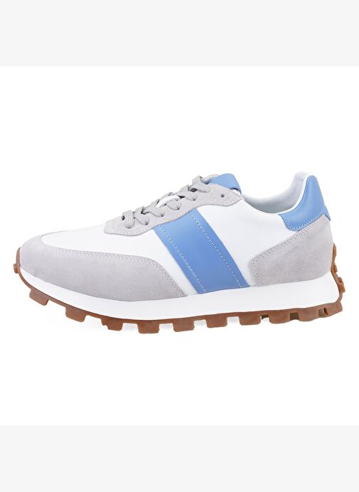 Joshua Gri Erkek Süet Deri Spor Ayakkabı - Görsel 4