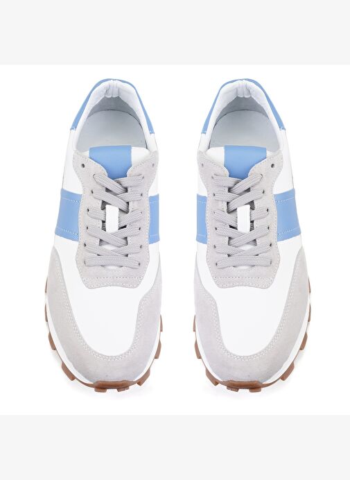 Joshua Gri Erkek Süet Deri Spor Ayakkabı - Görsel 6