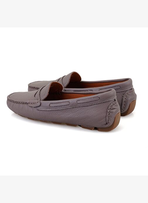 Kadın Vizon Deri Loafer - Görsel 5