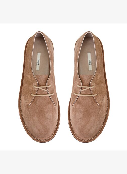 Kadın Kahve Süet Deri Günlük Ayakkabı - Görsel 5