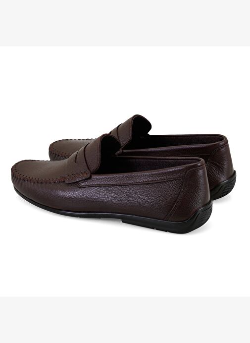 Kelvin Kahve Erkek Deri Loafer - Görsel 5