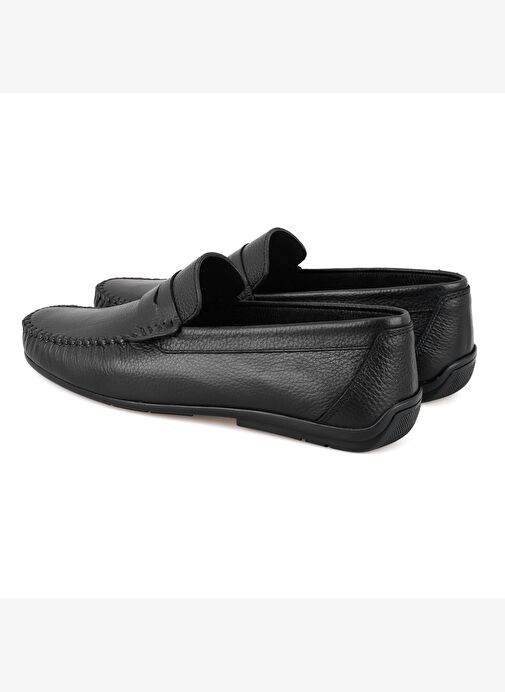 Kelvin Siyah Erkek Deri Loafer - Görsel 5