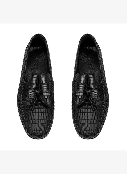 Grady Siyah Erkek Deri Loafer - Görsel 6