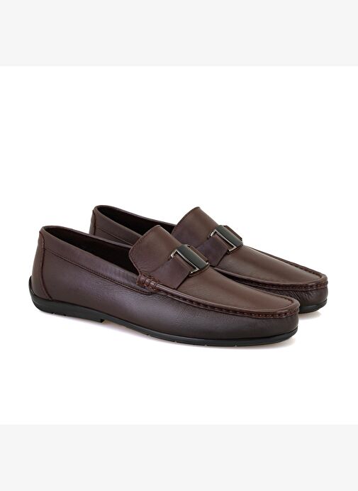 Chester Kahve Erkek Deri Loafer - Görsel 3
