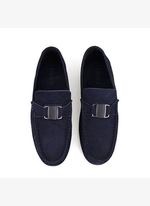 Craig Lacivert Erkek Süet Deri Loafer - Görsel 6