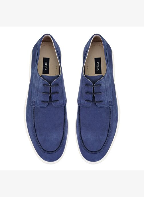 Quade Lacivert Erkek Deri Günlük Ayakkabı - Görsel 6