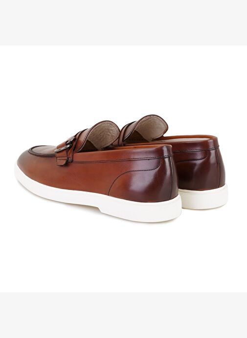 Galvin Taba Erkek Deri Loafer - Görsel 5