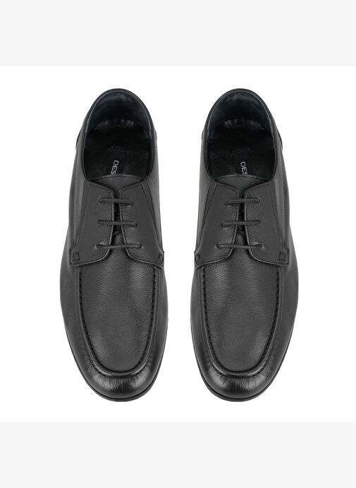 Conroy Siyah Erkek Deri Günlük Ayakkabı - Görsel 6