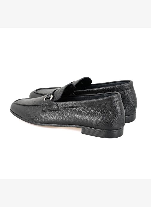 Drake Siyah Erkek Deri Loafer - Görsel 6