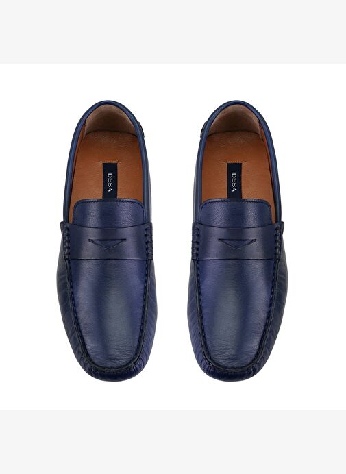 Dareau Lacivert Erkek Deri Loafer - Görsel 6