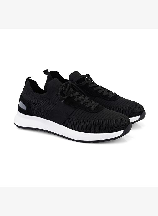 Valery Siyah Erkek Bağcıklı Spor Ayakkabı - Görsel 3