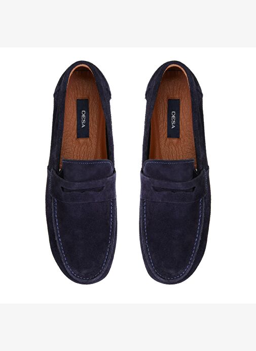 Renfred Lacivert Erkek Süet Deri Günlük Ayakkabı - Görsel 6