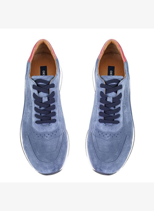 Carrol Lacivert Erkek Deri Spor Ayakkabı - Görsel 6