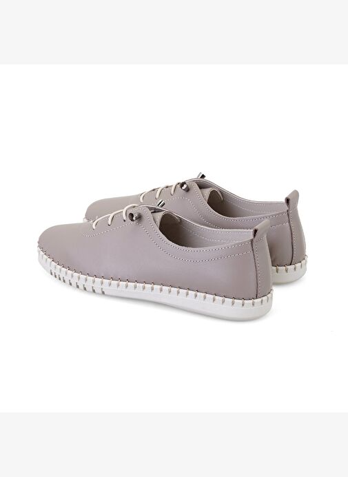 Kadın Vizon Deri Günlük Ayakkabı - Görsel 5