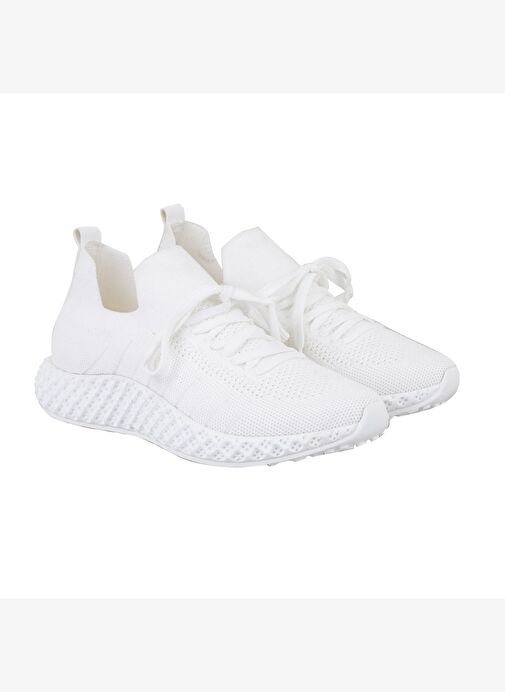 Kadın Beyaz Spor Ayakkabı - Görsel 3