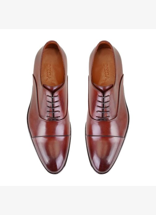 Jerry Kahve Erkek Deri Klasik Ayakkabı - Görsel 6