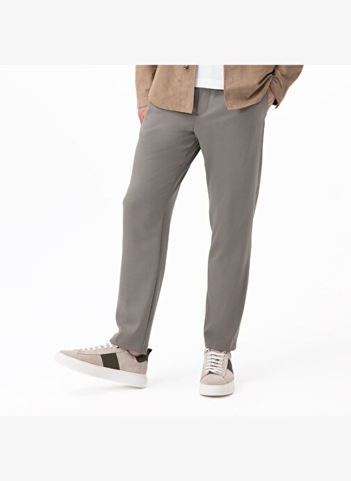 Stew Bej Erkek Deri Spor Ayakkabı - Görsel 2