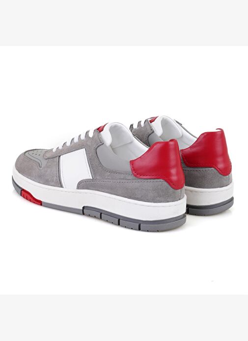 Michael Gri Erkek Süet Deri Spor Ayakkabı - Görsel 5