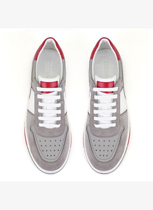 Michael Gri Erkek Süet Deri Spor Ayakkabı - Görsel 6