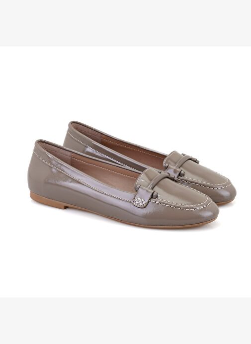 Kadın Vizon Deri Babet - Görsel 2