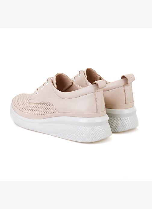 Kadın Bej DesaComfort Deri Günlük Ayakkabı - Görsel 5