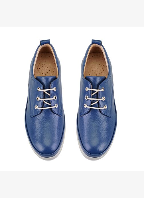 Kadın Lacivert DesaComfort Deri Günlük Ayakkabı - Görsel 5