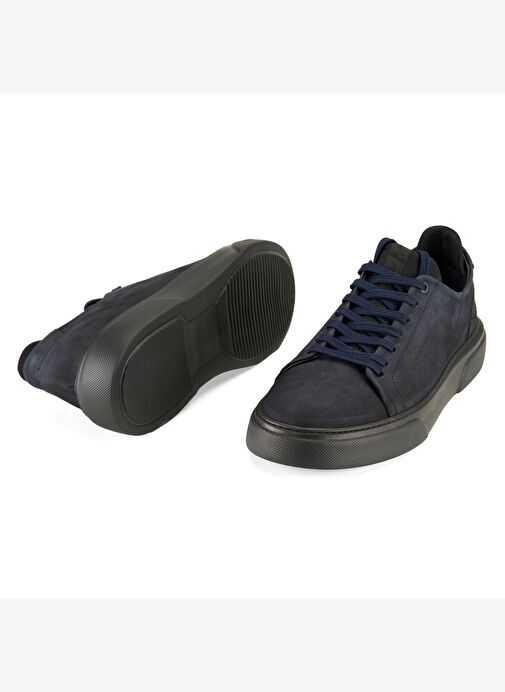 Holden Lacivert Erkek Nubuk Deri Günlük Ayakkabı - Görsel 6