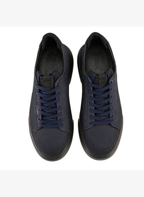Holden Lacivert Erkek Nubuk Deri Günlük Ayakkabı - Görsel 8