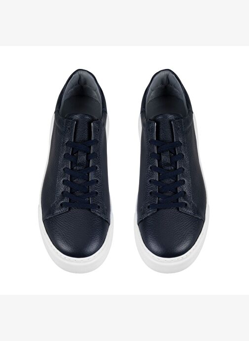 Marlon Lacivert Erkek Deri Günlük Ayakkabı - Görsel 8