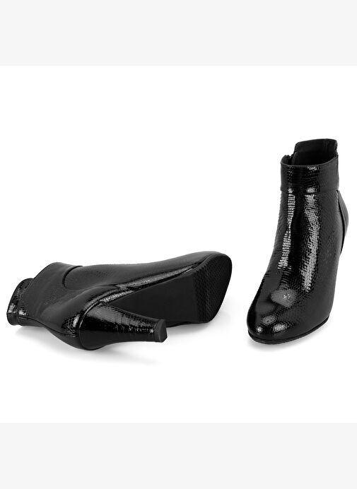 Desa Aliza Siyah Kadın DesaComfort Fermuarlı Topuklu Deri Bot | Boyner Siyah - 6. görsel