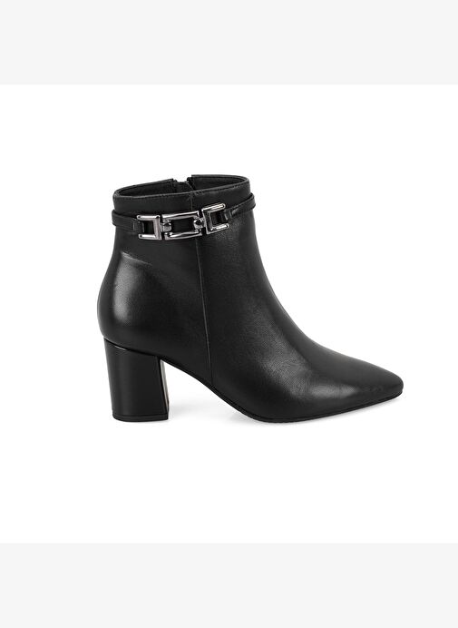 Desa Siyah Kadın DesaComfort Toka Aksesuarlı Topuklu Deri Bot | Boyner Siyah - 3. görsel
