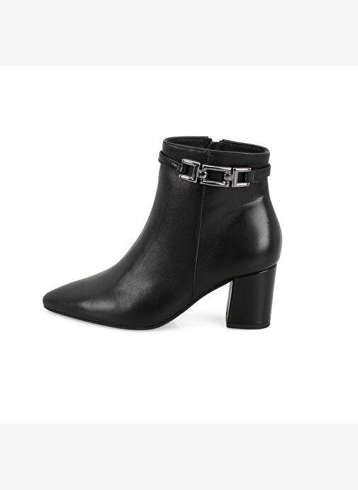 Desa Siyah Kadın DesaComfort Toka Aksesuarlı Topuklu Deri Bot | Boyner Siyah - 4. görsel