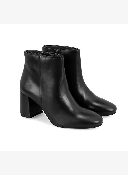 Desa Desa Mariv Siyah Kadın Fermuarlı Topuklu Deri Bot | Boyner Siyah - 2. görsel