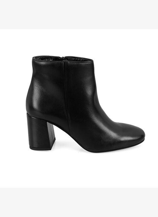 Desa Desa Mariv Siyah Kadın Fermuarlı Topuklu Deri Bot | Boyner Siyah - 3. görsel