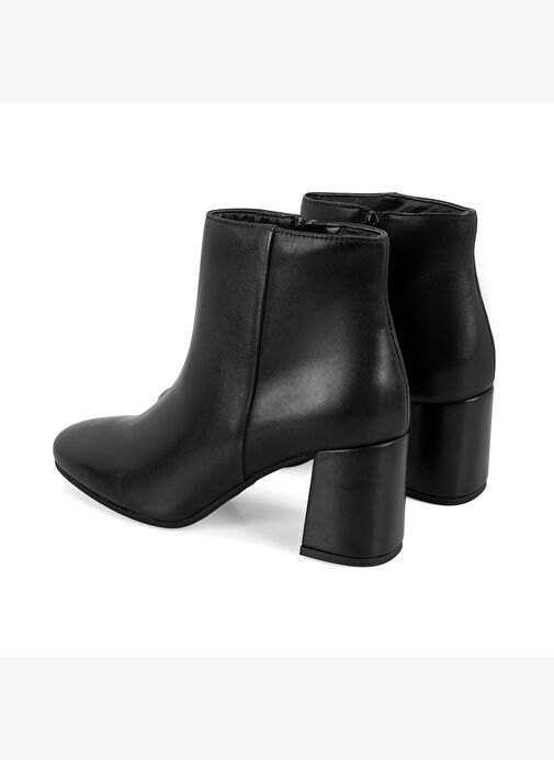 Desa Desa Mariv Siyah Kadın Fermuarlı Topuklu Deri Bot | Boyner Siyah - 5. görsel