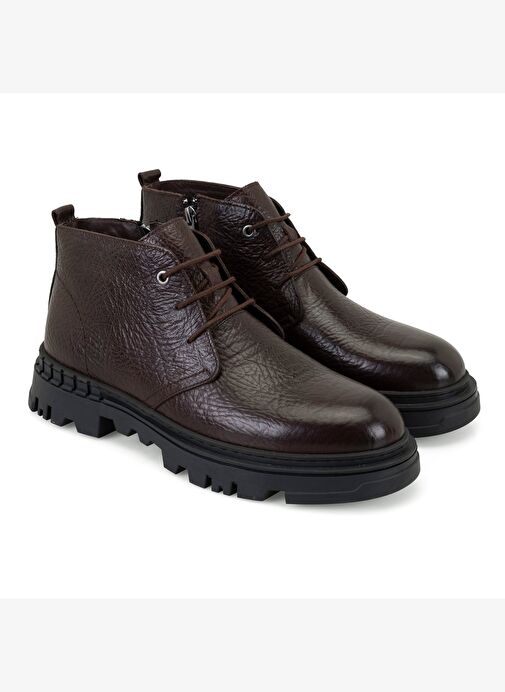 Lionra Kahve Erkek Deri Bot - Görsel 2