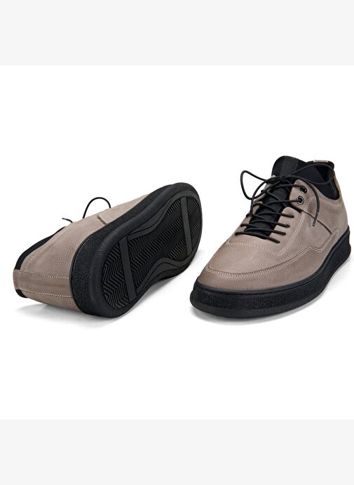 Abdiel Gri Erkek Nubuk Deri Günlük Ayakkabı - Görsel 6