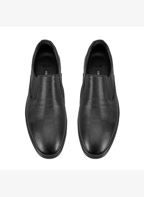 Skylar Siyah Erkek Deri Günlük Ayakkabı - Görsel 8