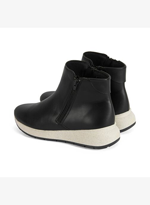 Gillian Siyah Kadın DesaComfort Fermuarlı Deri Bot - Görsel 8