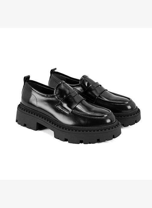 Desa Desa Kadın Siyah Deri Loafer Boyner'de! Siyah - 2. görsel