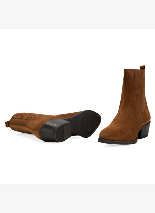 Desa Desa Kadın Taba Topuklu Süet Bot Boyner'de! Taba - 6. görsel