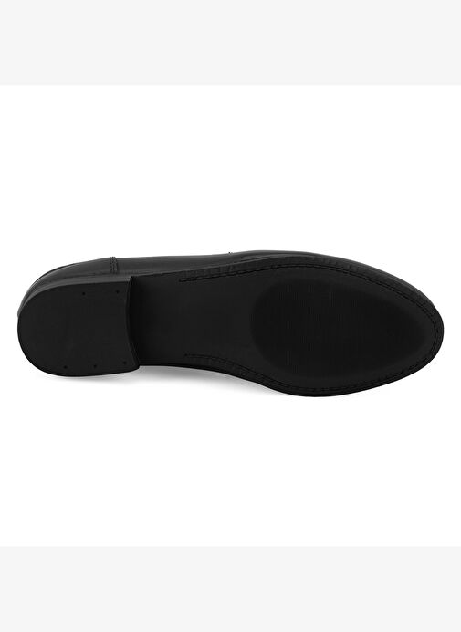 Kadın Siyah Deri Loafer - Görsel 8