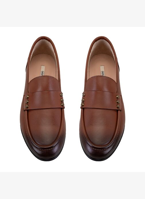 Kadın Taba Deri Günlük Ayakkabı - Görsel 6